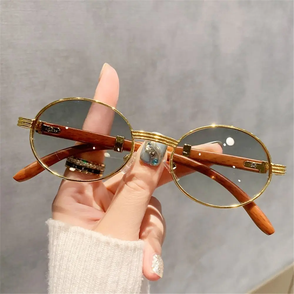 Vintage Outdoor Fashion - Moda Küçük Çerçeveli Vintage Yuvarlak Güneş