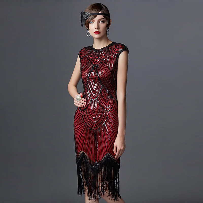 1920'ler Gatsby Saçaklı Flappe - Vintage Fashion Dresses incelemesi ve fiyatı